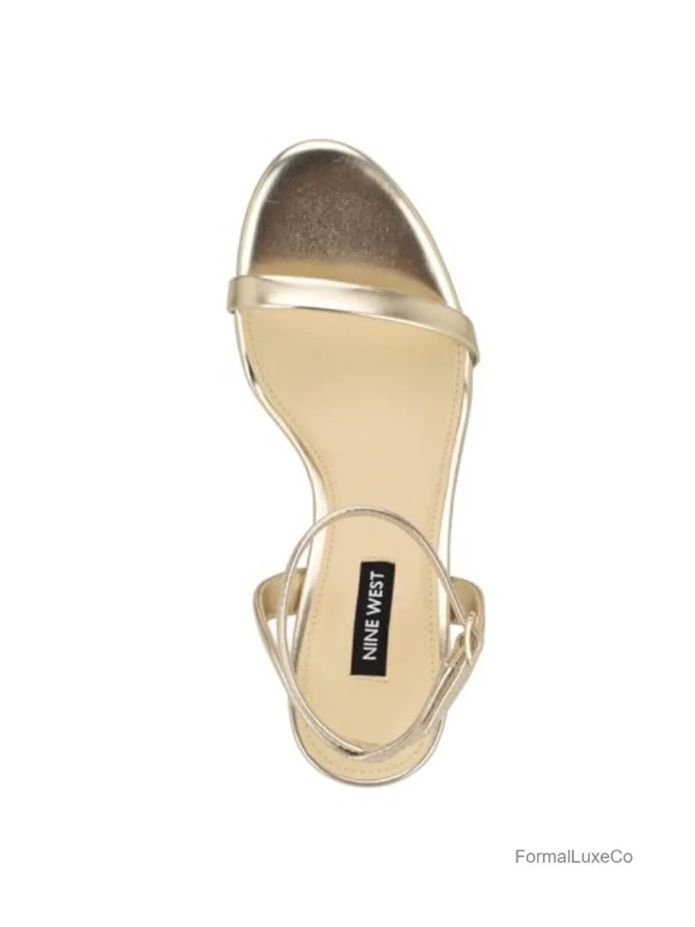 Kitten Heel Sandals with Ankle Strap - Open Toe Heeled Sandal